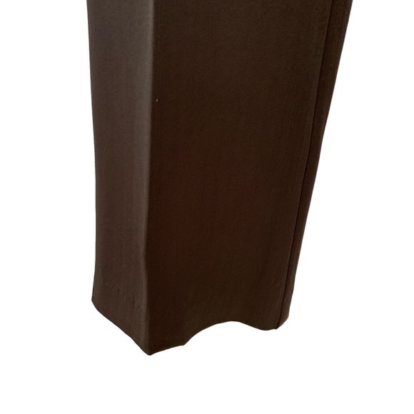 Tracy Evans Limited Dress Slacks Womens Size 7 Dark Brown Boot Cut - Picture 6 of 7